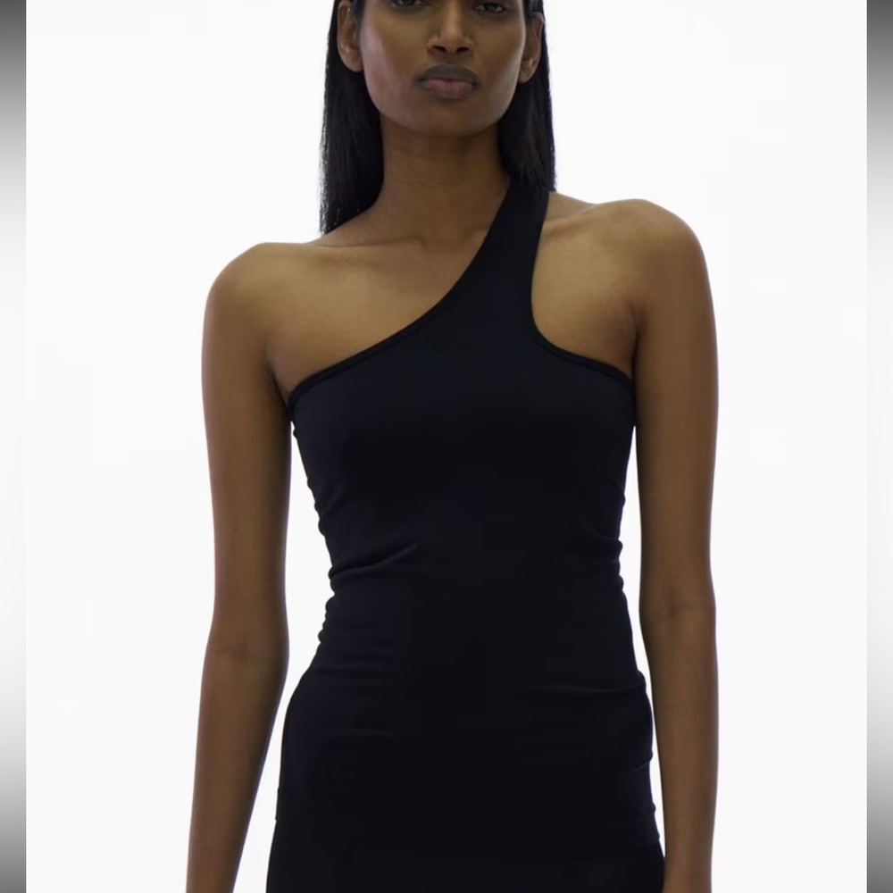 NWOT Helmut Lang Core Cutout Black Tank Top